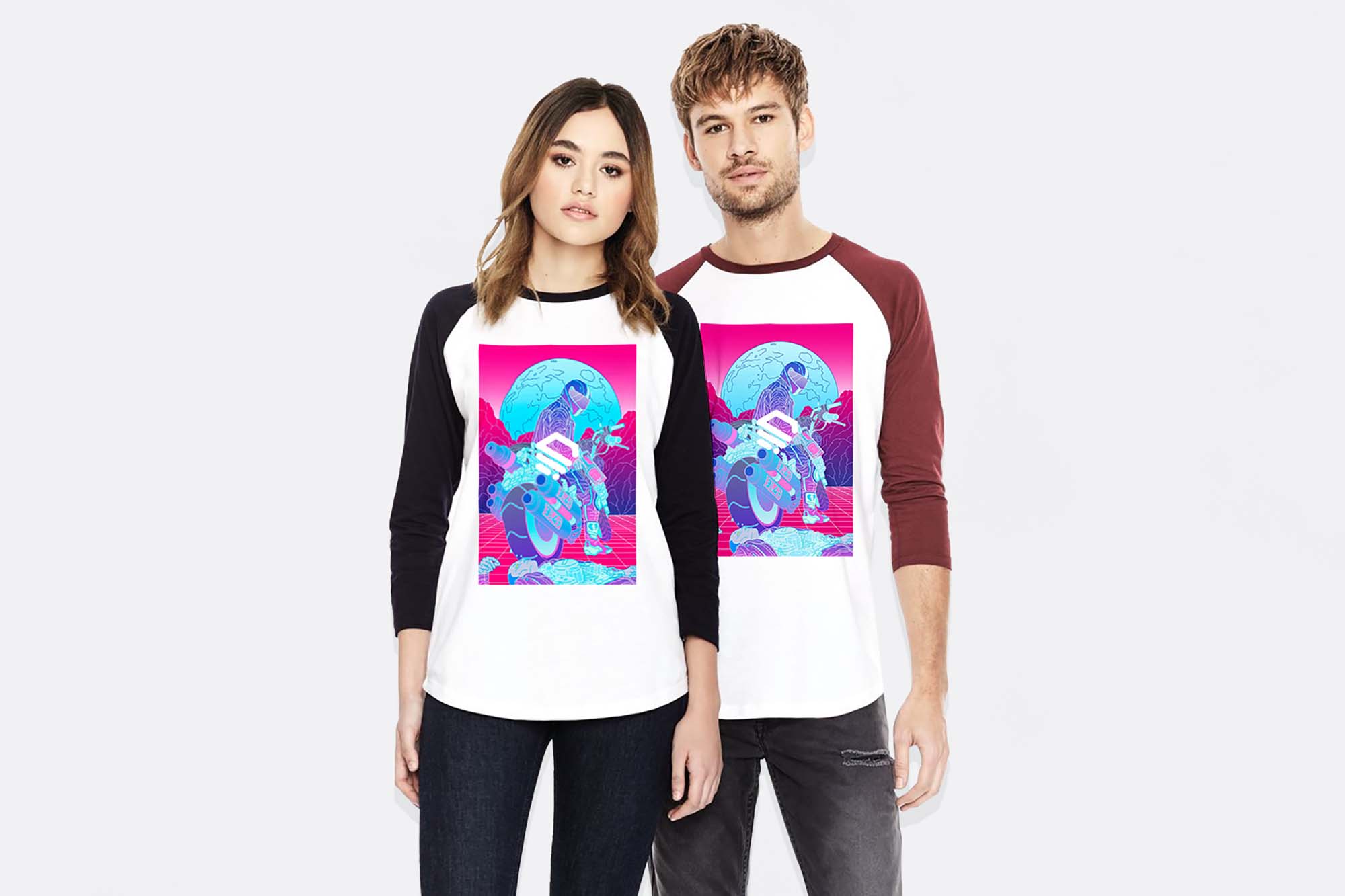 Free Male And Female Shirt Mockup (PSD) - Download Fimga Resource