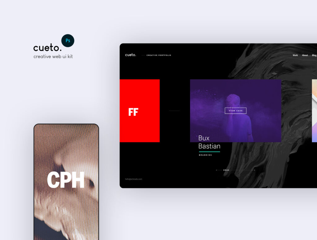 Cueto Creative Web UI Kit - Download Fimga Resource