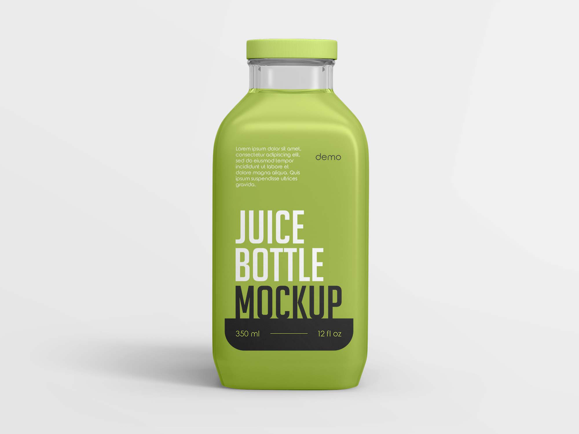 Free Ml Juice Bottle Mockup Psd Download Fimga Resource