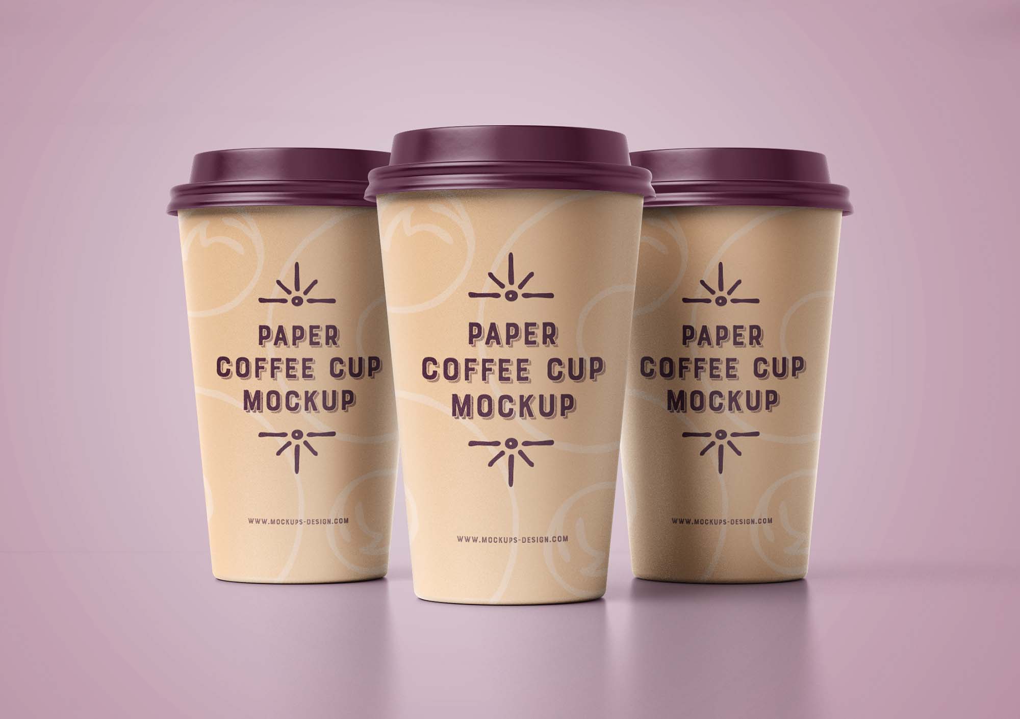 4 Free Coffee Paper Cup Mockups (PSD)