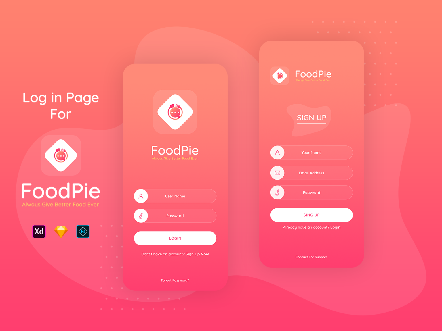Food App Login Page Download Free Resource food-app-login-page-download-free-resource