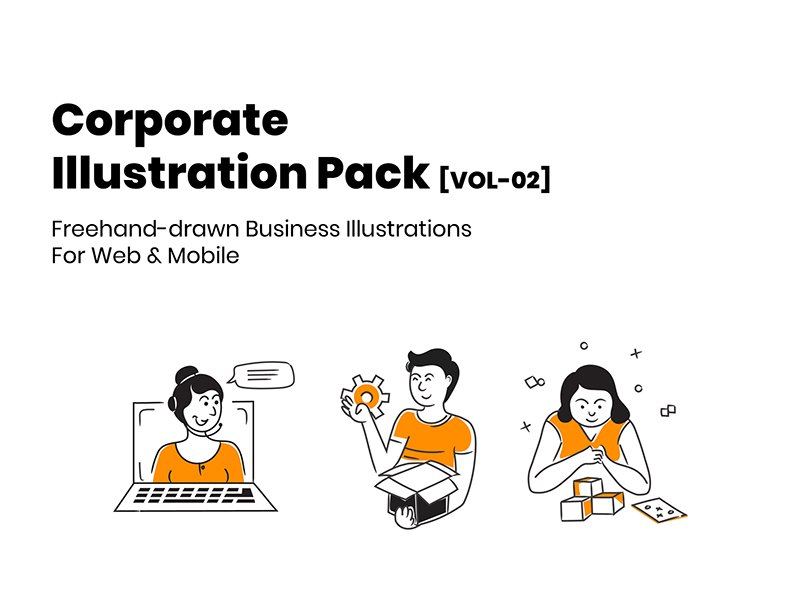 Corporate Illustration Pack - Download Free Resource